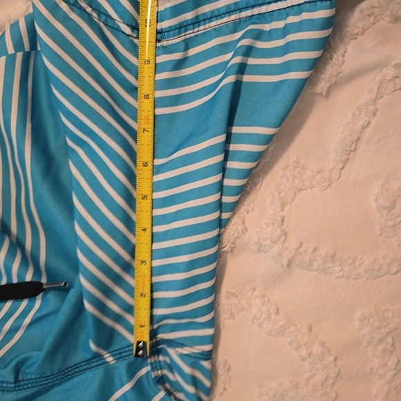 Mens Hurley Blue and White Board Shorts Quick-Drying Swimwear 36in Waist - Picture 6 of 6